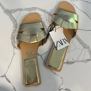 ZARA flat sandals
